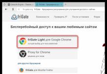 Umgehen der Website-Blockierung mit dem friGate-Add-on für Yandex