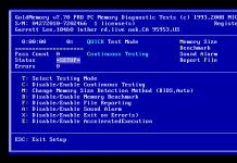 RAM-Test für Windows 7 64