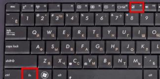 Touchpad auf einem Laptop – Ein- und Ausschalten des Panels